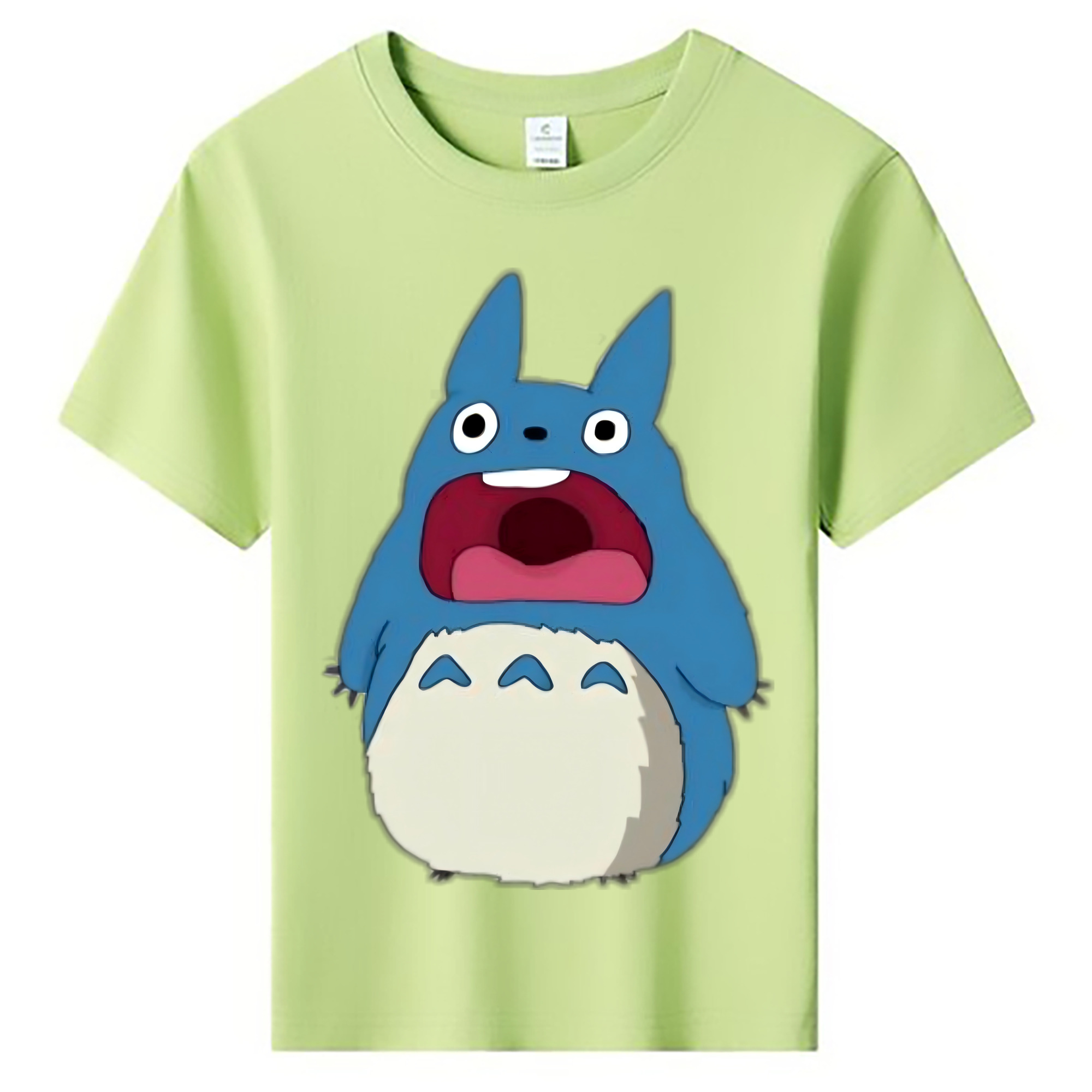 （画像用） となりのトトロ 草壁メイ 草壁サツキ My Neighbor Totoro Satsuki Kusakabe Mei Kusakabe 綿100％キッズTシャツ（フロントプリント）
